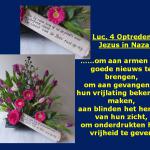 Bloemstuk 3 februari 2019. Lucas 4:14